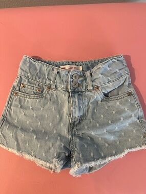Levi's Light Blue Denim Girls' Shorts